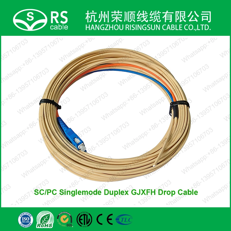 SC/PC Singlemode Duplex GJXFH Drop Cable