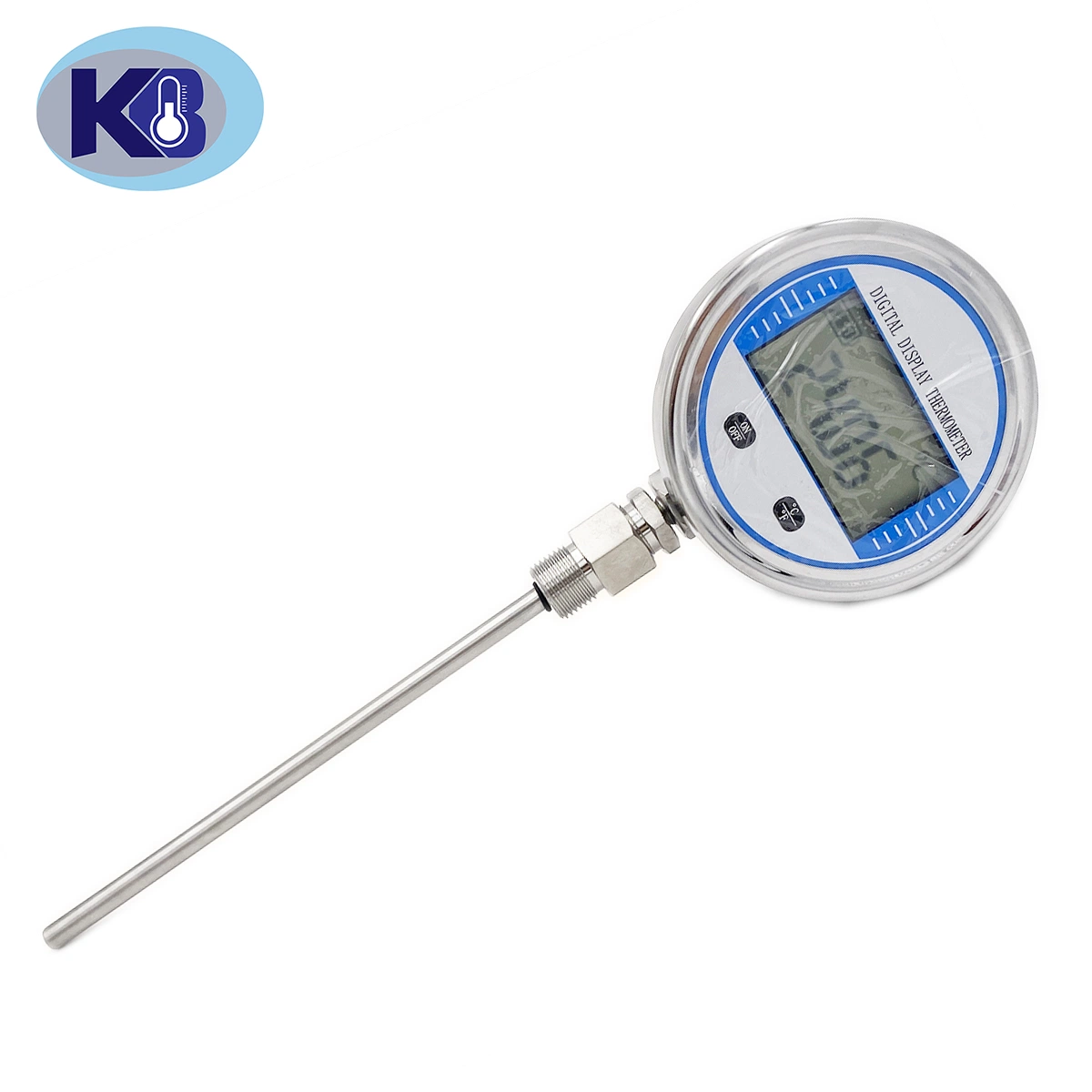 Industrial Stainless Steel Pressure Type Digital Display Thermometer Oven Capillary Thermometer