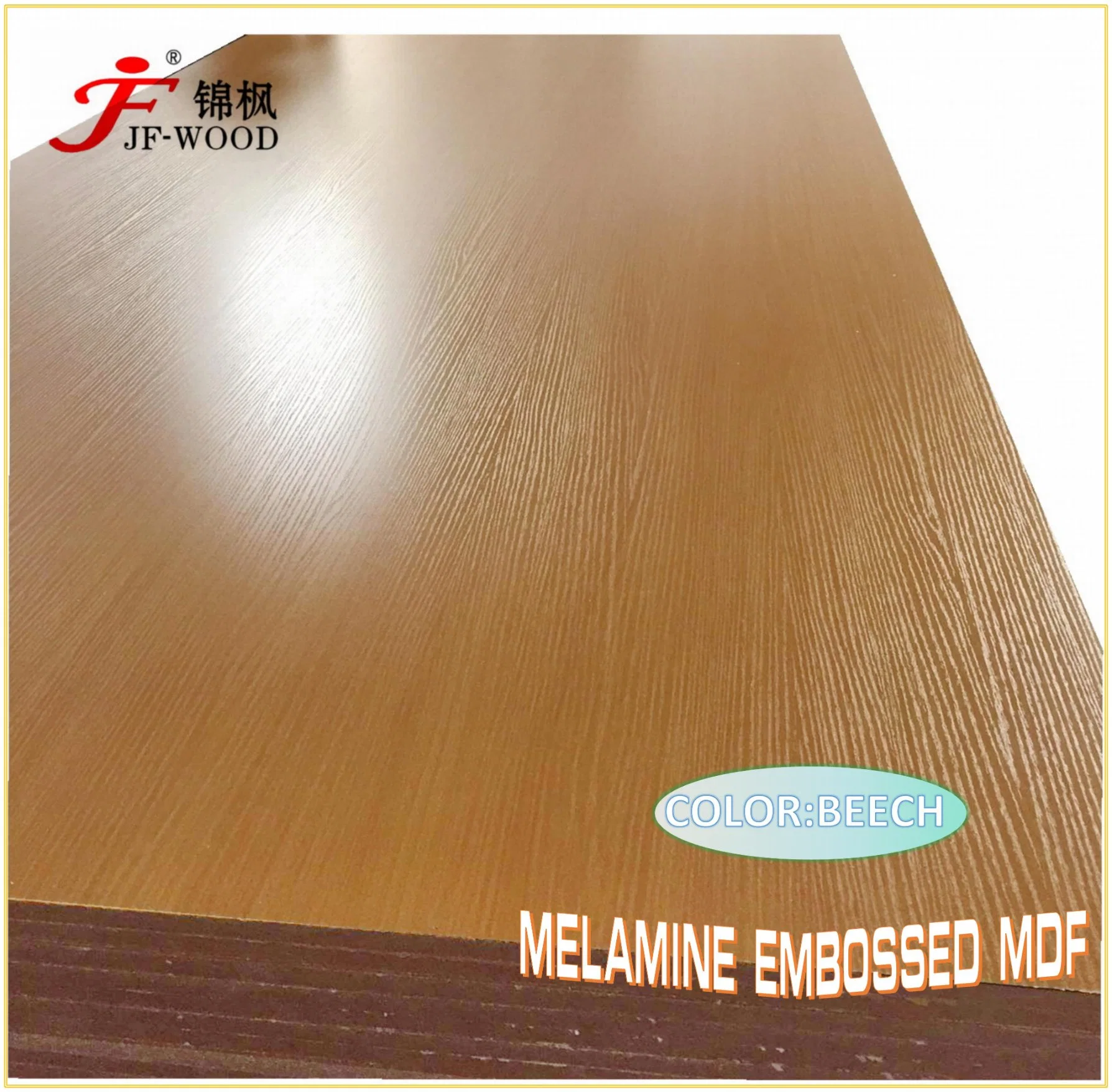 Grado de muebles de madera MDF melamina color sólido de color/HDF