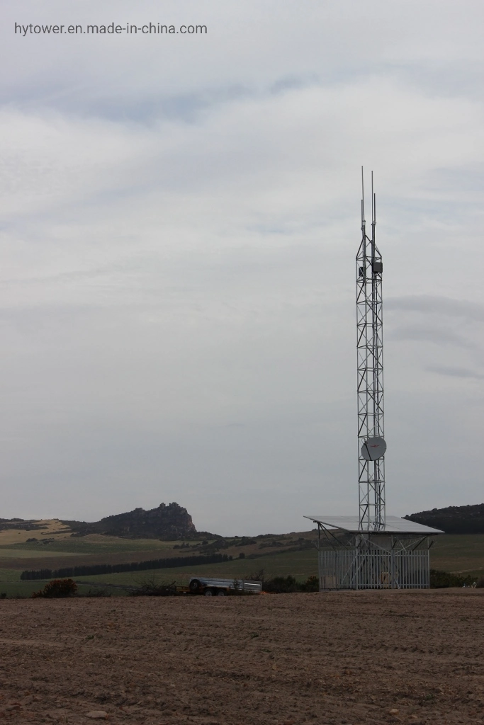 RDS Telecommunication Steel Towers with Galvanized&Brackets&Fall Arrest