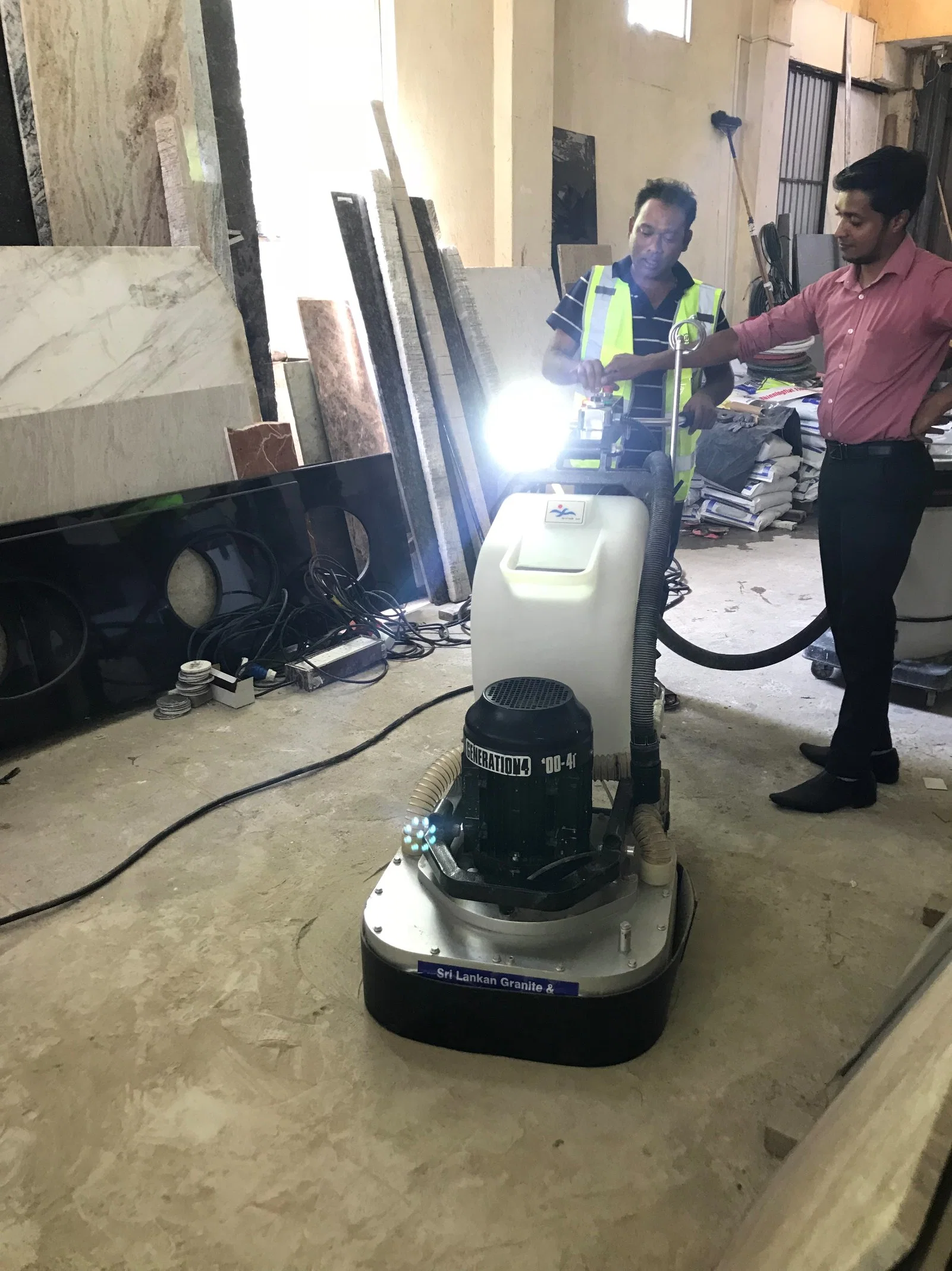 Latest 620 mm Dust Free Concrete Floor Grinder Diamond Polisher