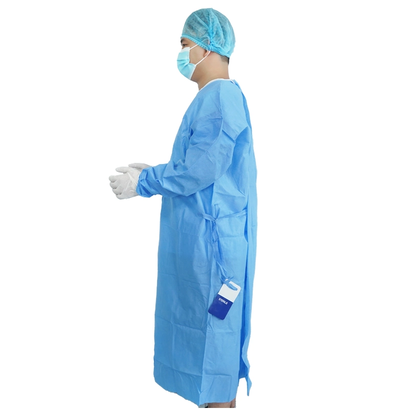 Disposable Medical Supplies Patient SMS Surgical Gown for Hospital