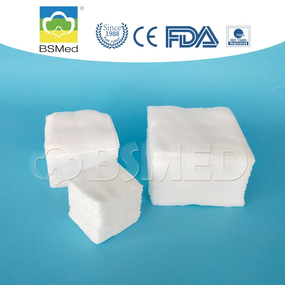 Medicals Disposable 100% Cotton Sterile Gauze Swab Sponge