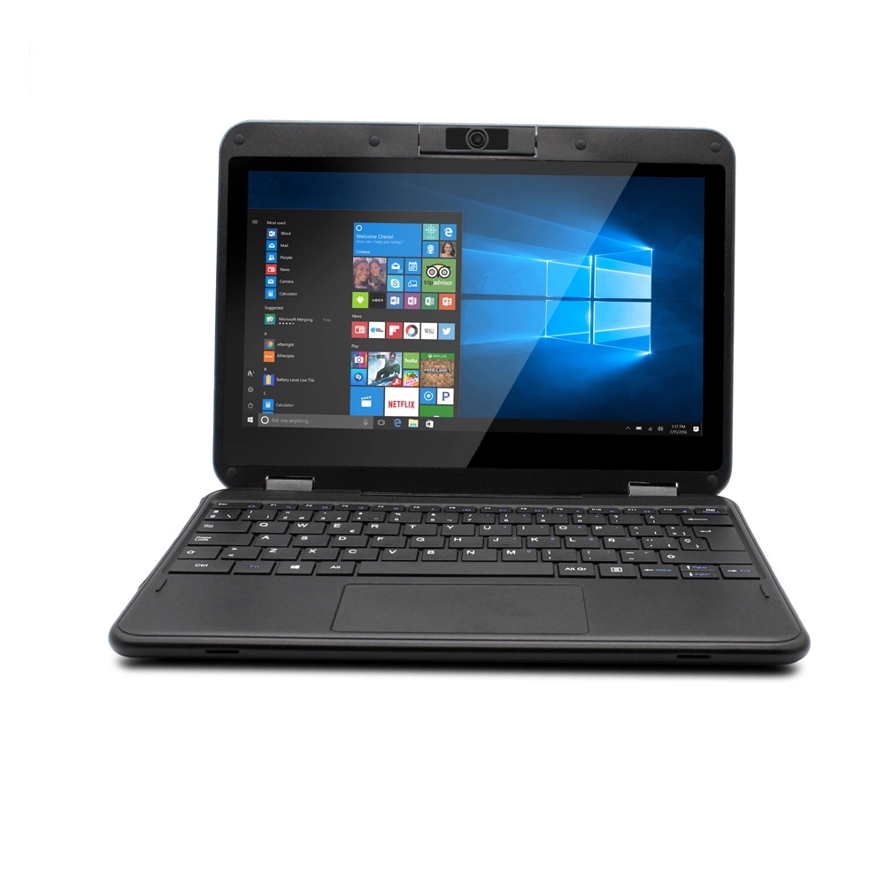 New Arrival 11.6&prime; &prime; Slim Pocket IP54 Drop Test 100cm Mini Notebook PC Windows 10 Rugged Laptop