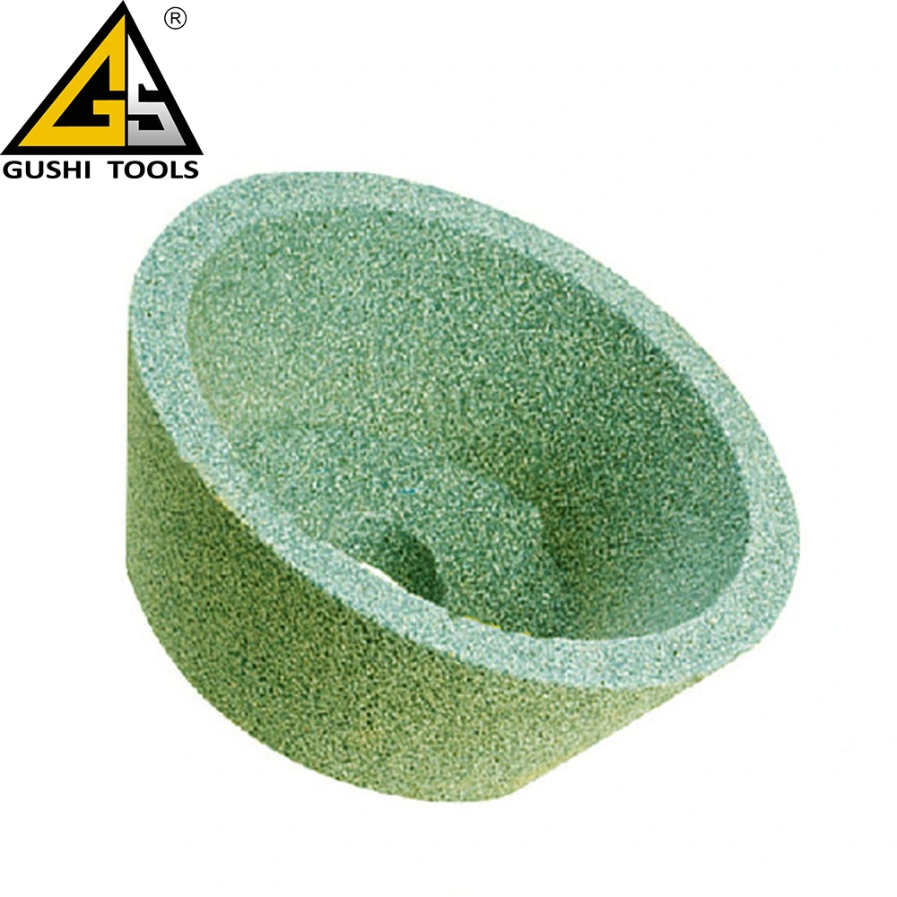 High Wear Resistant 100~1100mm 24-320# Cup-Shaped Green Silicon Carbide Grinding Stone