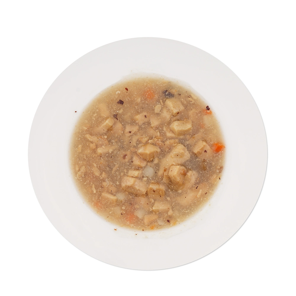 Saumon thon poulet bœuf riz légumes soupe risotto chat humide Aliments nourriture pour animaux aliments en conserve