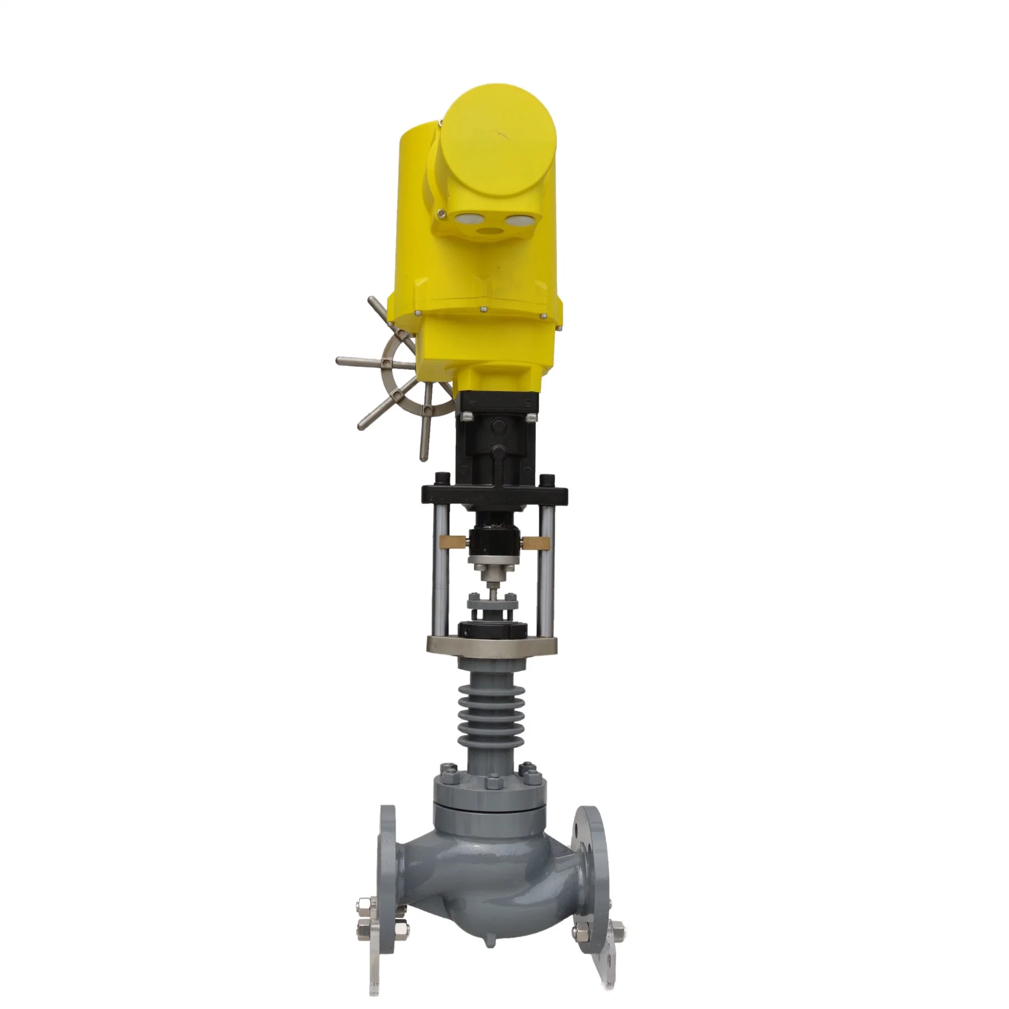 Electric Steam High Temperature Gas Regulating Valve Control Valve with Light Weight