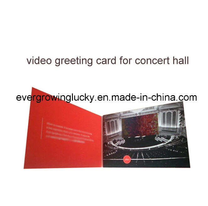 LCD Screen Video Greeting Card for Event Promotion Gifts