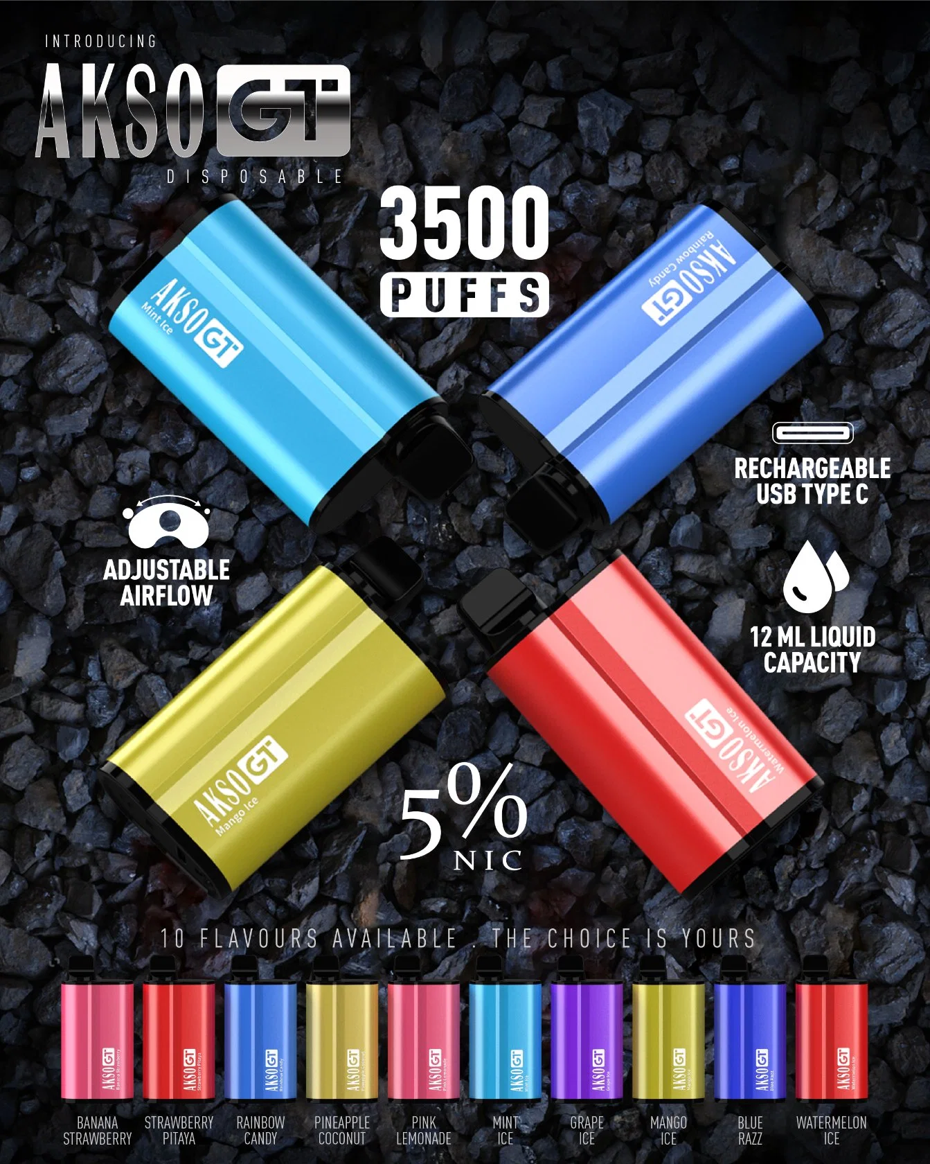 Hot Sales Elektronische Zigarette Igets Einweg-Bar Pod 3500 Puffs Vape Bar 30 E Juice Puff Bar einmal Vape in Qualität und Niedrigster Preis