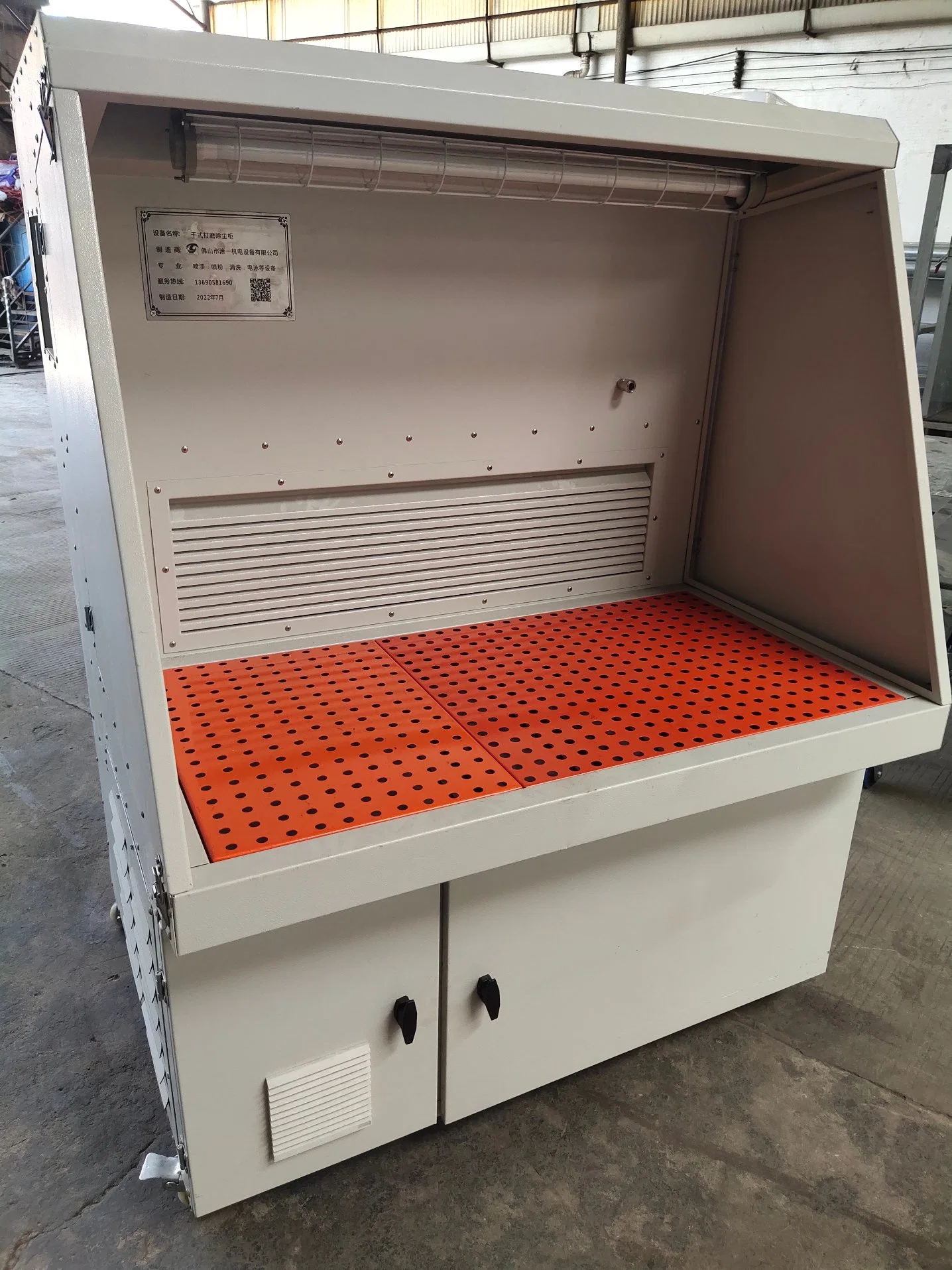 Explosion Proof Type Dry-Type Downdraft Filter Cartridge Dust Removal Collector Workbench for Powder Sanding/Coating/Painting/Grinding