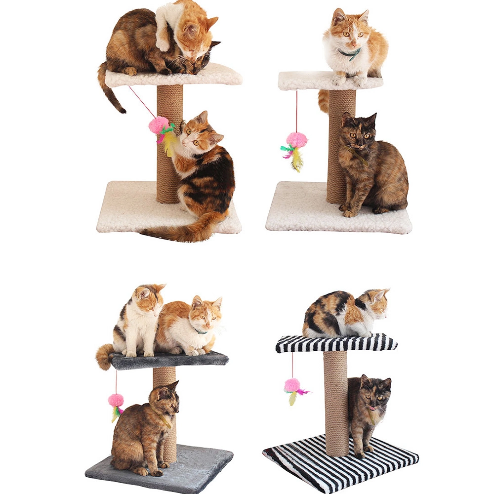 Cat Climbing Tree Cat Scratching Column Small Cat Jumping Plateform Toy Wearable Cat Rest Table