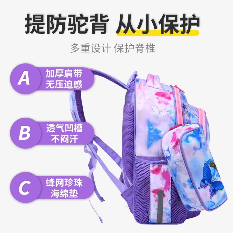 Zonxan Manufacturers Fabric Girls Bag School Bags Backpack, Orthopedic Girls School Bags Children Set, Children School Bags for Girls