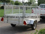 8X5 Galvanized Box/Farm/Utility /Car Trailer with Mesh Ramp