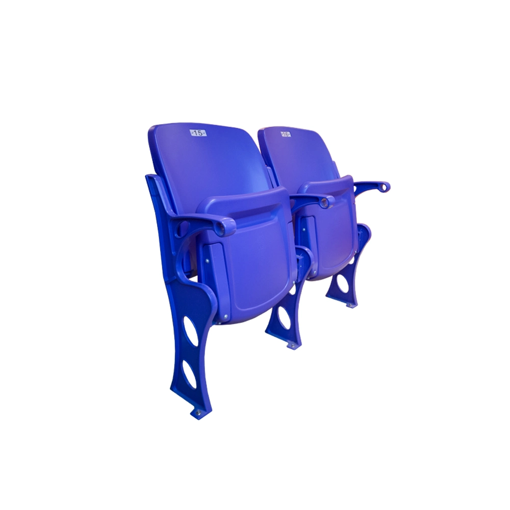 The Best Quality The Cheapest Price SGS En12727 Level 4 HDPE Blow Molded Plastic Chair Bucket Stadium Seat for Bleacher