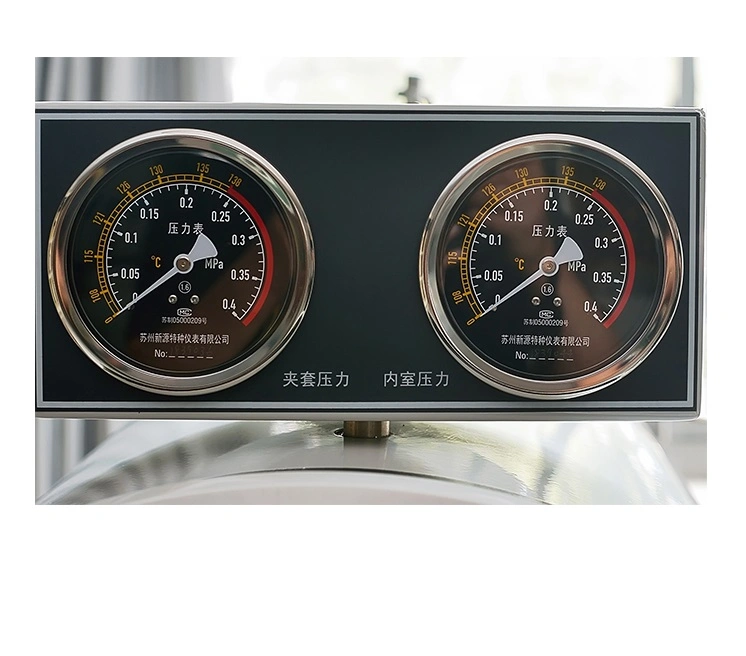 Stérilisateur autoclave à vapeur cylindrique haute pression en acier inoxydable de table