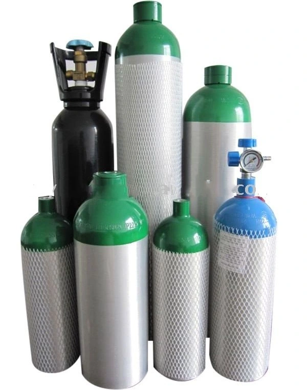 High Pressure Aluminum Alloy Oxygen Gas Cylinder Air Cylinder