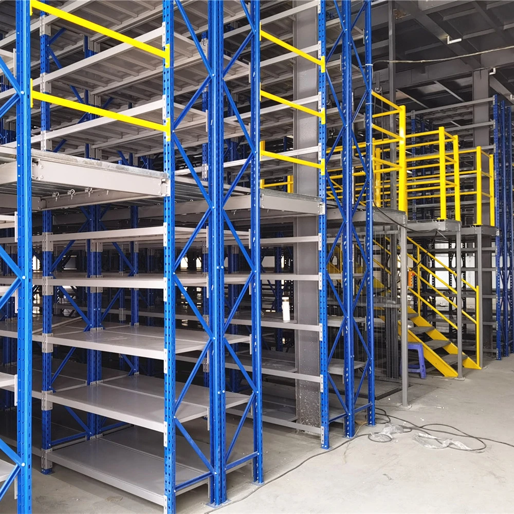 Warehouse Heavy Duty Multi-Tier Rack Supported Steel Mezzanine