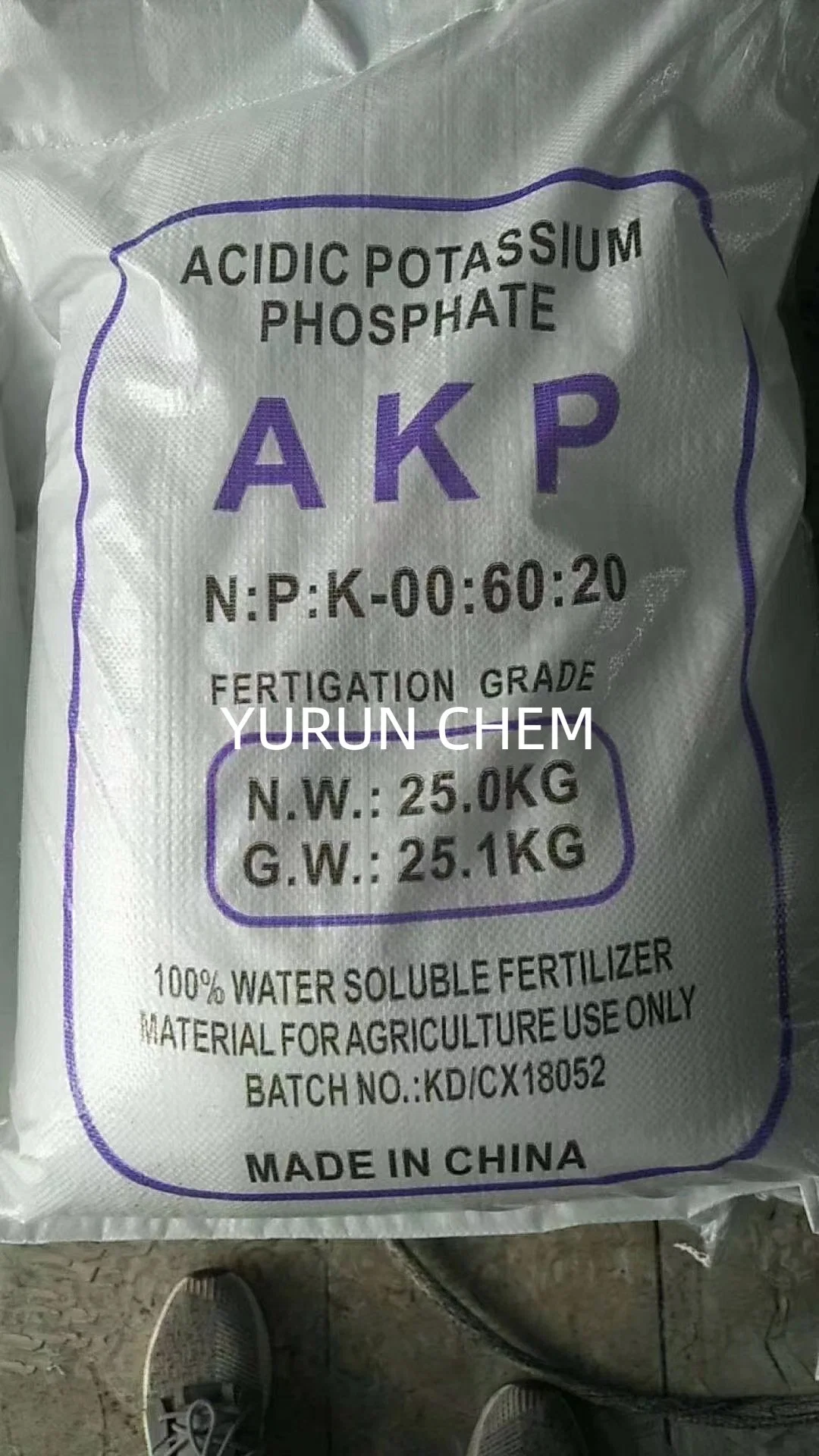 Akp Acid Sodium Phosphate Acidic Potassium Phosphate Akp NPK Compound Fertilizer 0-60-20