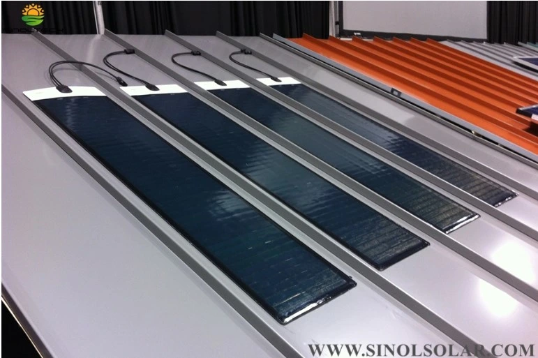 75W Rollable Thin Film Flexible CIGS Solar Panel for RV Boat Marine