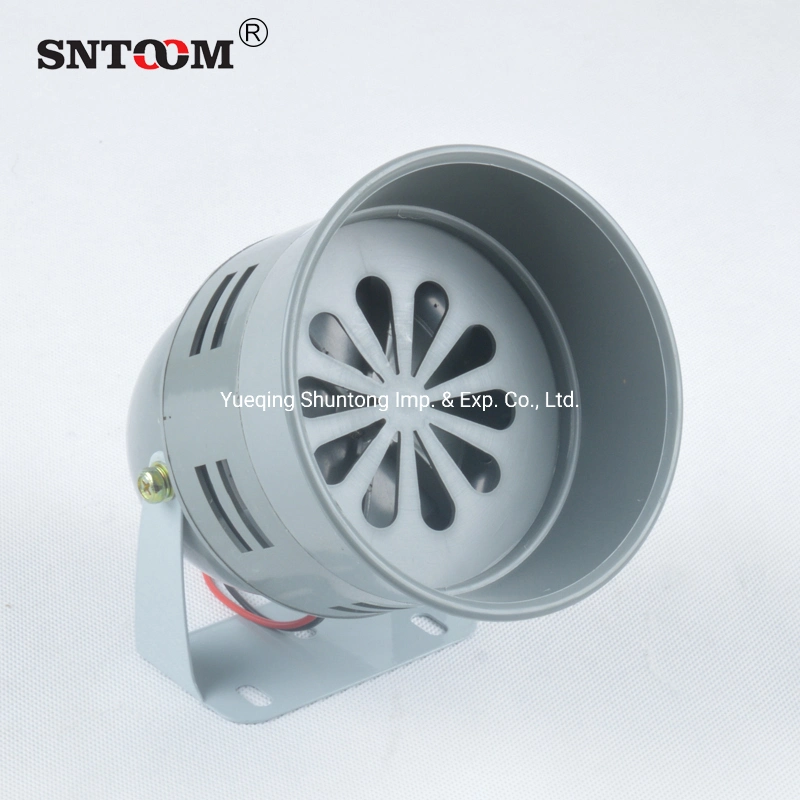 Sntoom Ms-290 High-Speed Rotating Grey Alarm Sound Electric Continuous Alarm Horn Motor-Driven Tornado Mini Siren Horn