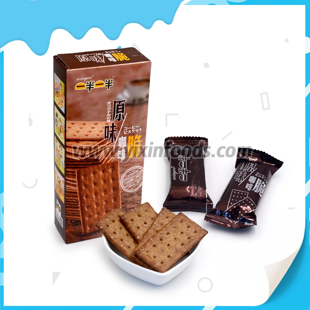 Café sabor original galleta crujiente Cracker de delgado