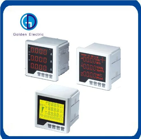 Three Phase Intelligent Digital Current Meter Multi-Functional Monitor and Control Meter with High-Precision LCD/LED Display