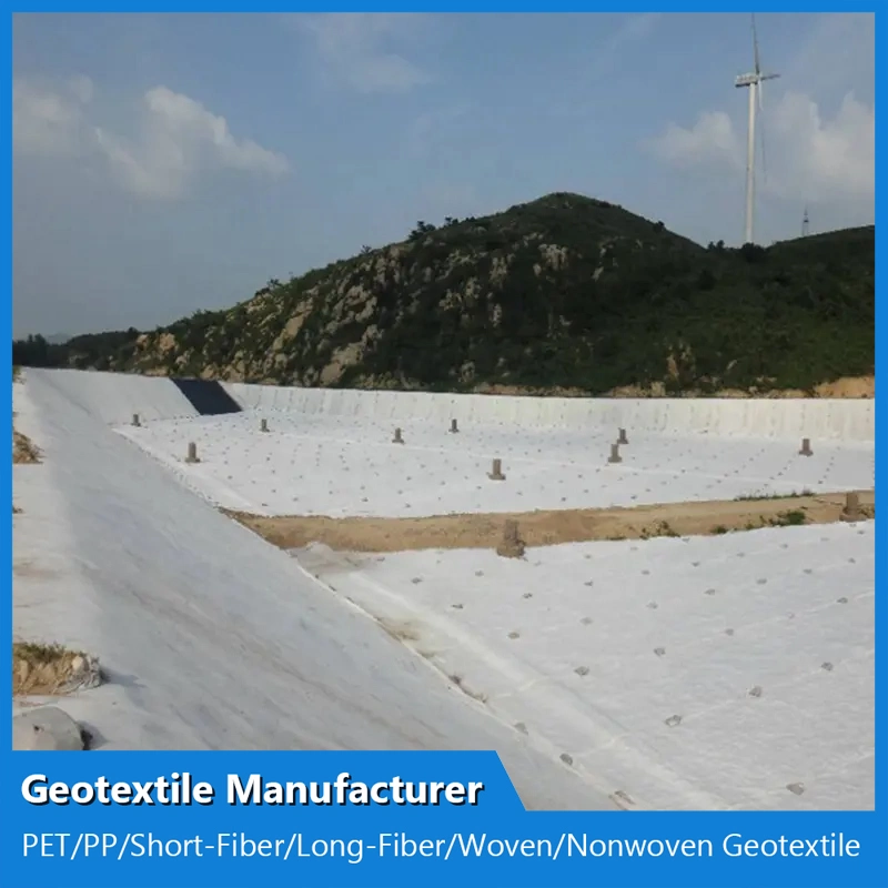 Nonwoven Fabric geotextiles que Resistencia a la corrosión a largo plazo en el suelo y agua con diferentes pH