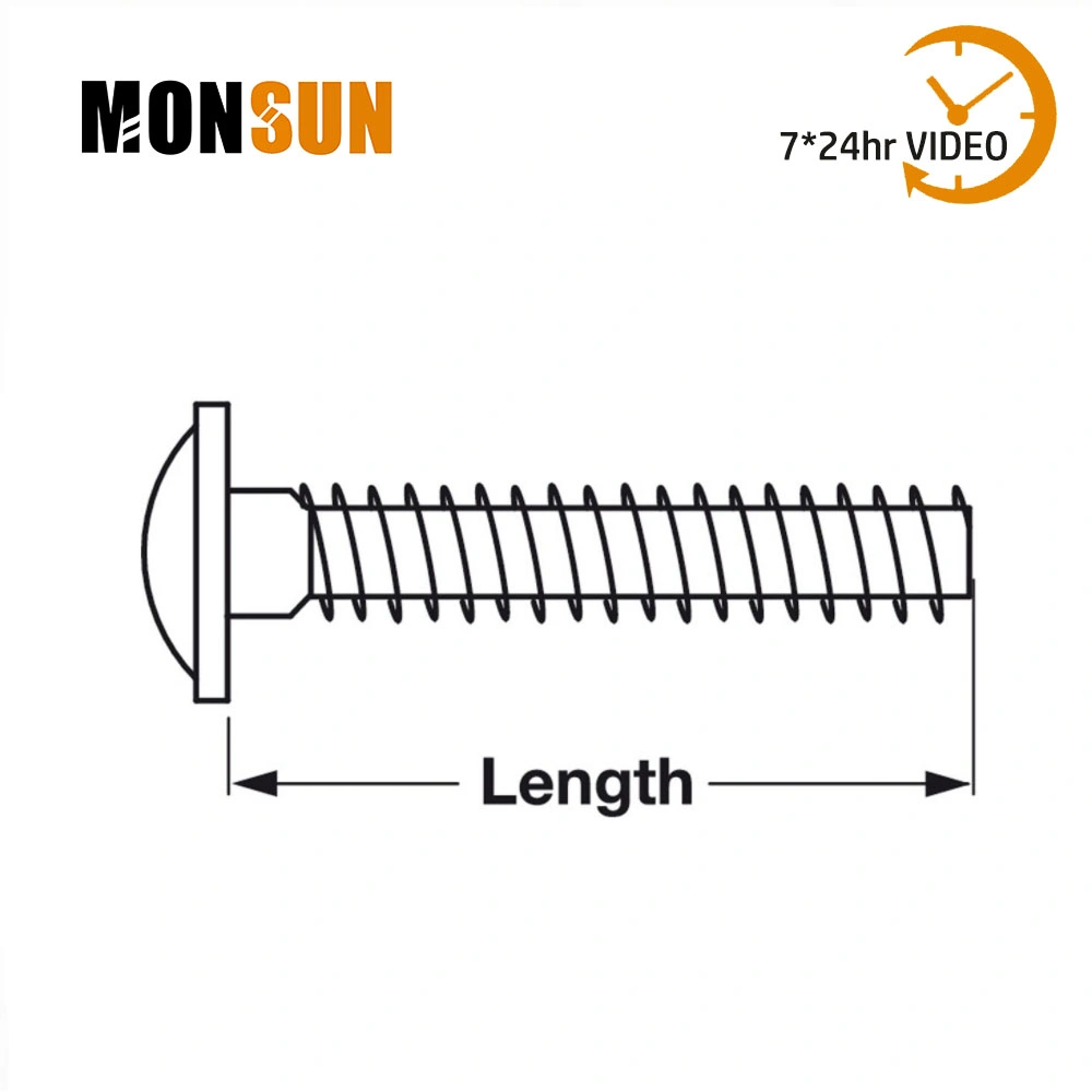 Truss Head Combination Cross Slot M4 Threaded 5/8" Machine Screw