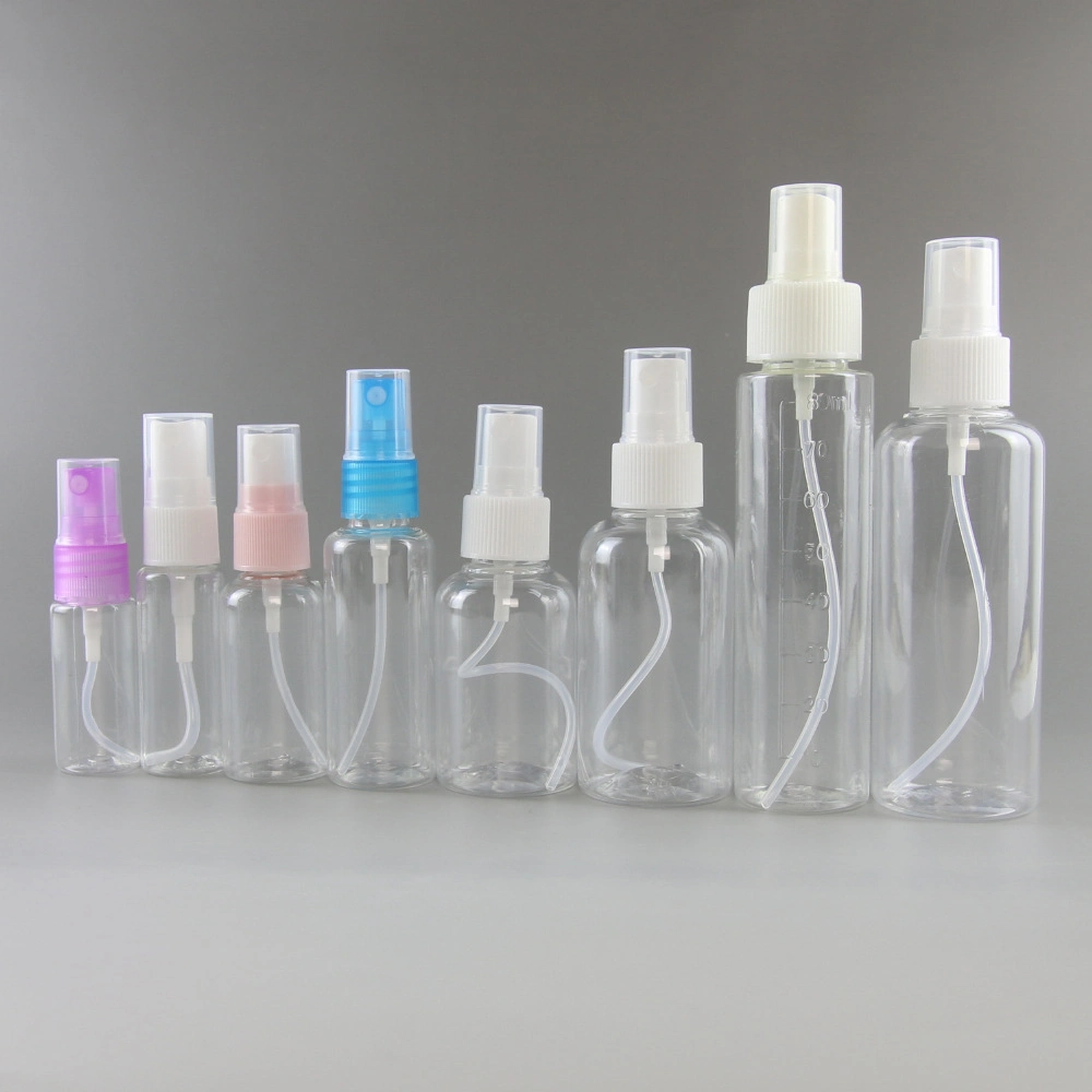 Logo personnalisé 30ml 50m 100ml Plastique Bouteille De Parfum Vaporisateur portatif liquide Pot d'atomiseur de maquillage Mini vide des conteneurs de maquillage cosmétiques