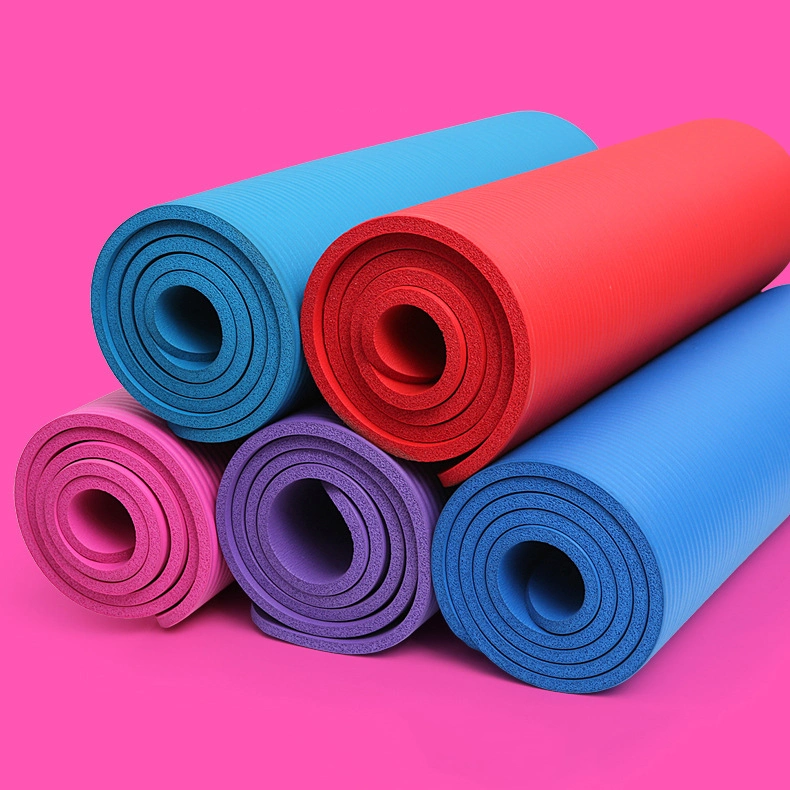 precio de fábrica Mat de Yoga NBR antideslizante de etiqueta privada