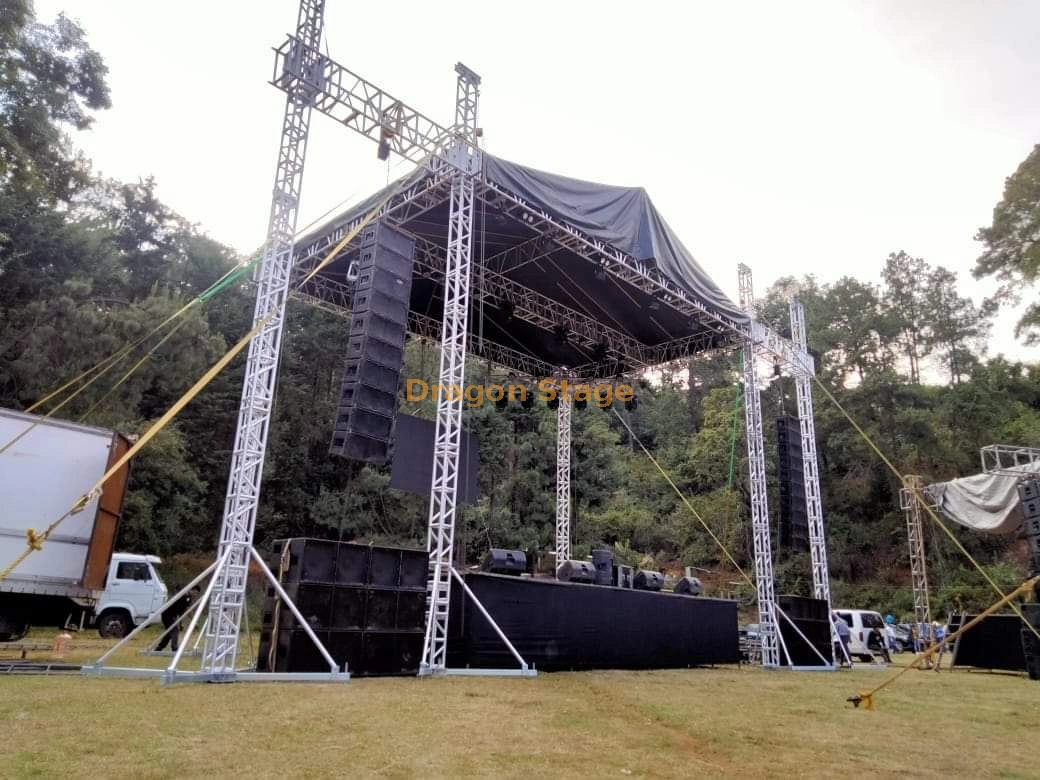 Dragonstage Aluminum Custom Concert Outdoor Lighting Truss 10X10X7m