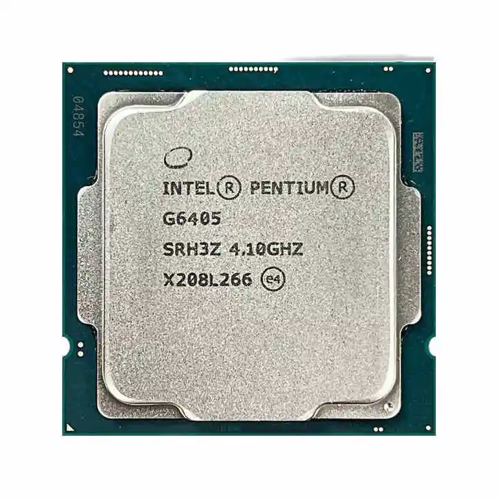 Para los procesadores Intel Pentium G6405 4.1 GHz de doble núcleo Quad-Thread CPU procesador 4m 58W LGA 1200 G6405
