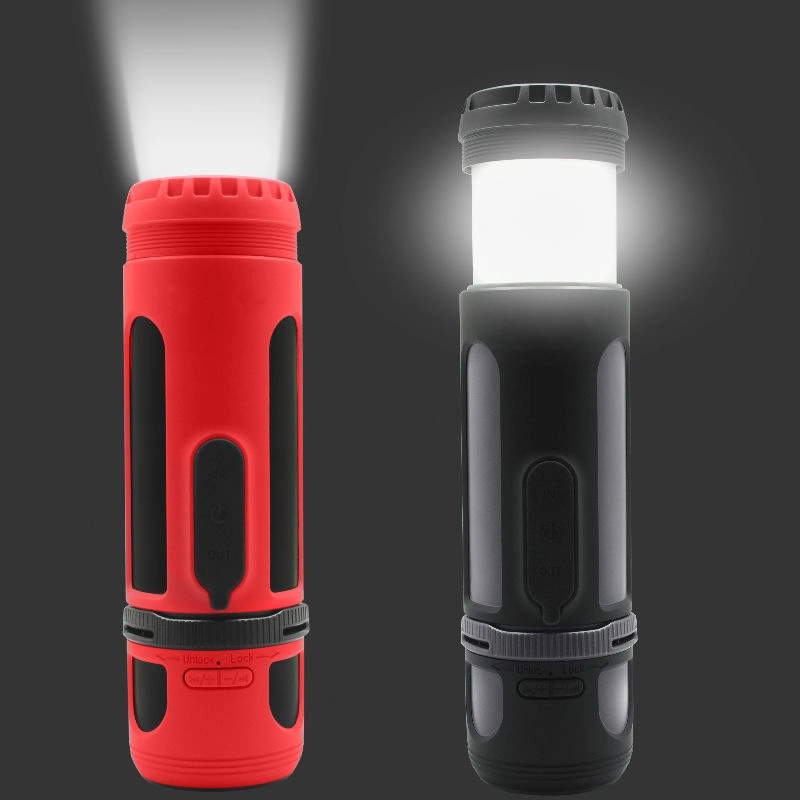 Portable Campling Light Bluetooth Speaker with Power Bank