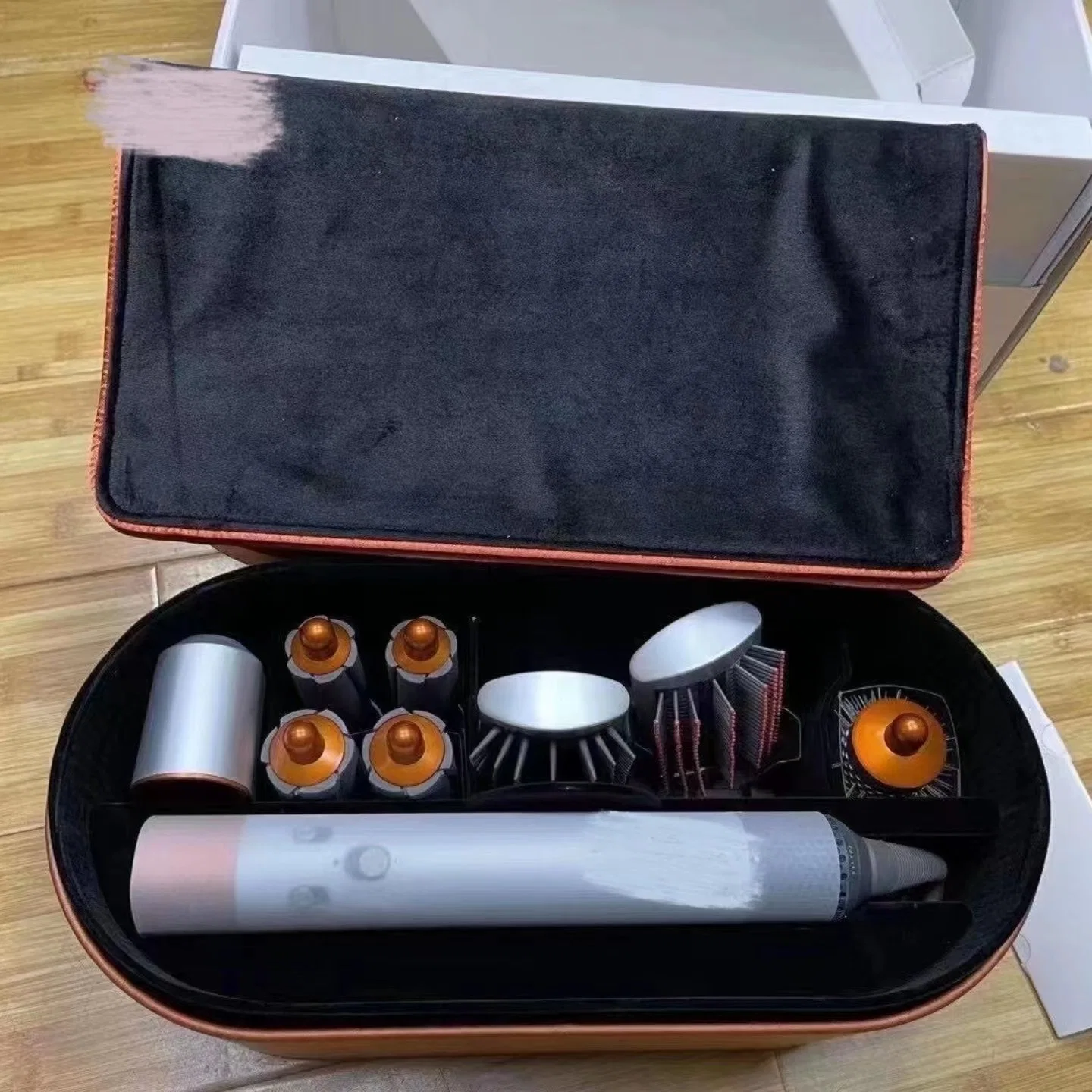 High quality/High cost performance  Hot Selling Salon Dy 8-in-1 Pack Multi Style Set, Equipped with Dy Curler, Extended HS05 Leather Case, Same Style as Hair Salon