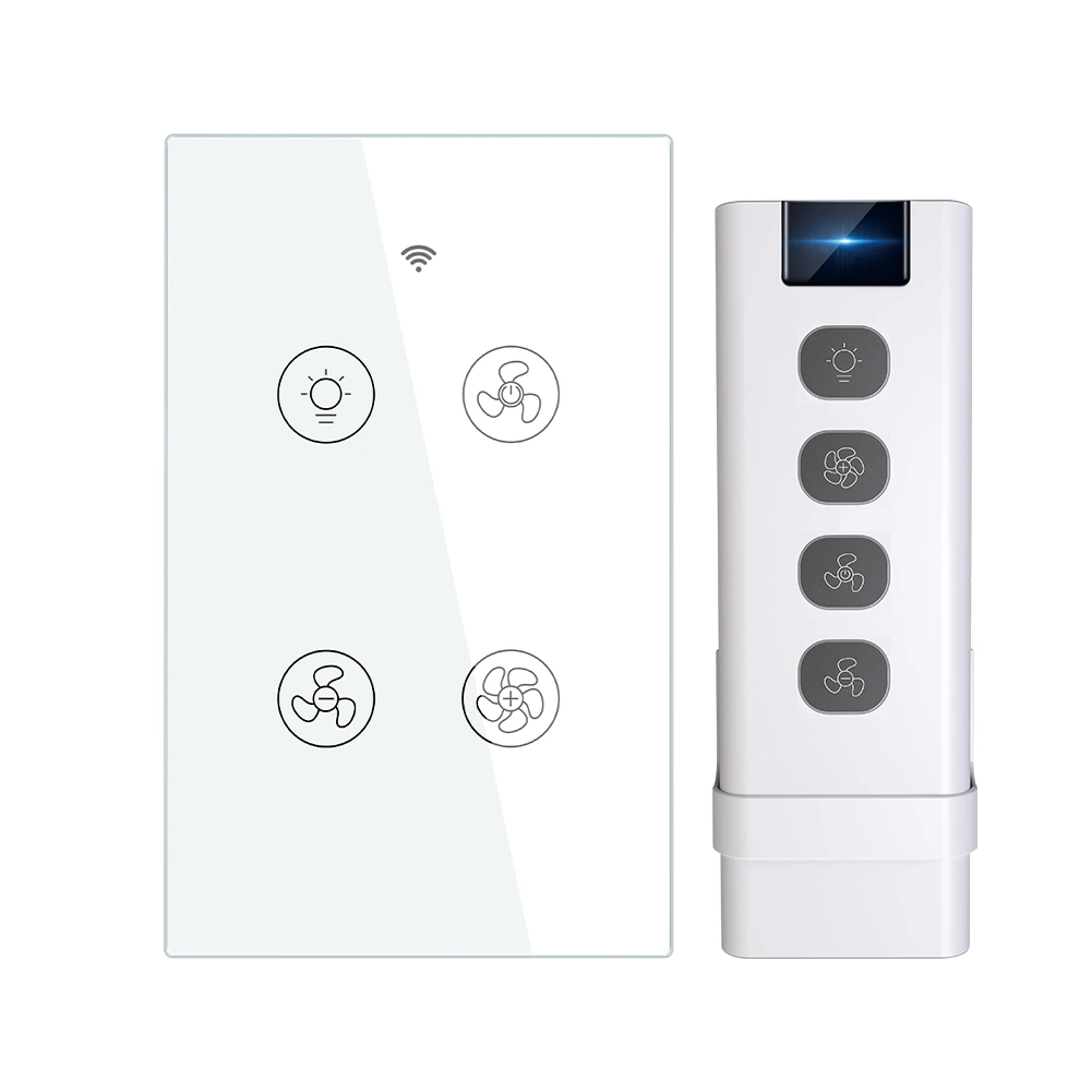 Deckenventilator Drehzahlregler Alexa Controller 2-Wege WiFi Touch Lüfterschalter