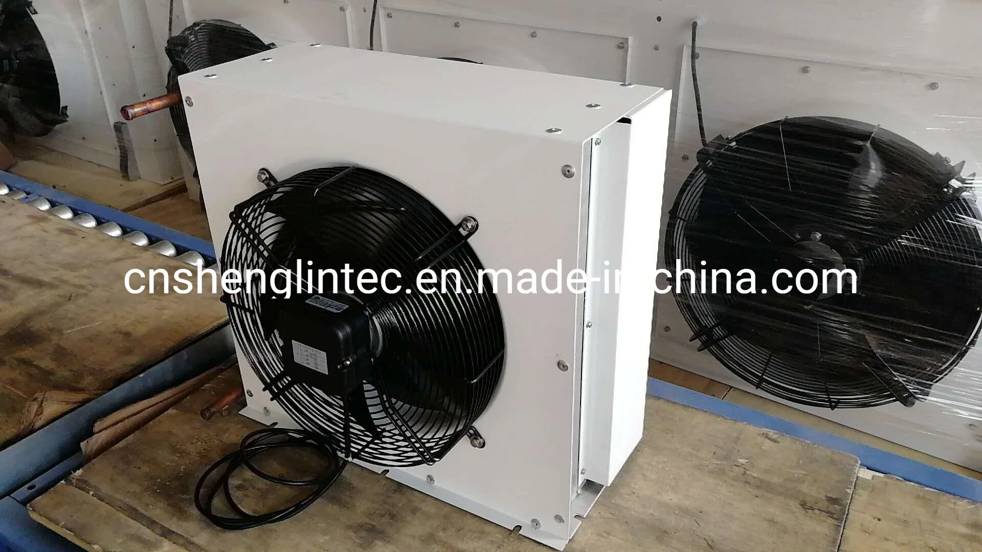 Tube Fin Heat Exchanger with Fan Electric Air Duct Heater for Greenhouse