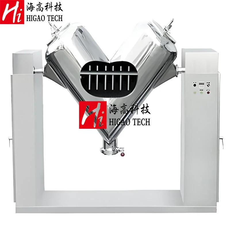 Pharmaceutical Food Milk Dry Industrial Powder Mixing Equipment V Type Mixer Machine