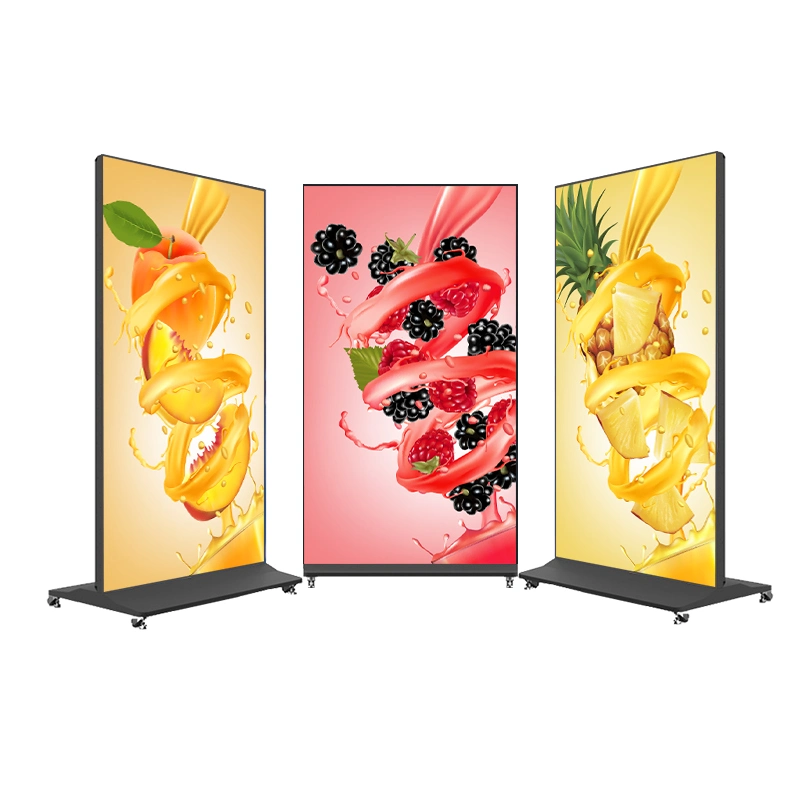 75 86 98 Inch LCD Digital Marketing Advertising Display Floor Standing Displays Digital Signage and Displays Kiosk