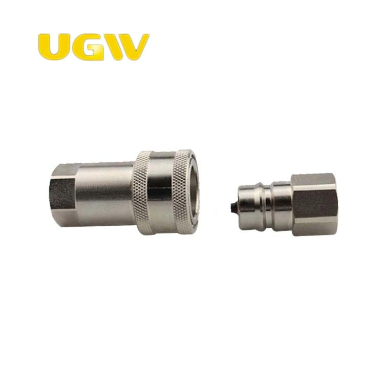 High Pressure Flat Face Hydraulic Hose Quick Coupling Quick Disconnector