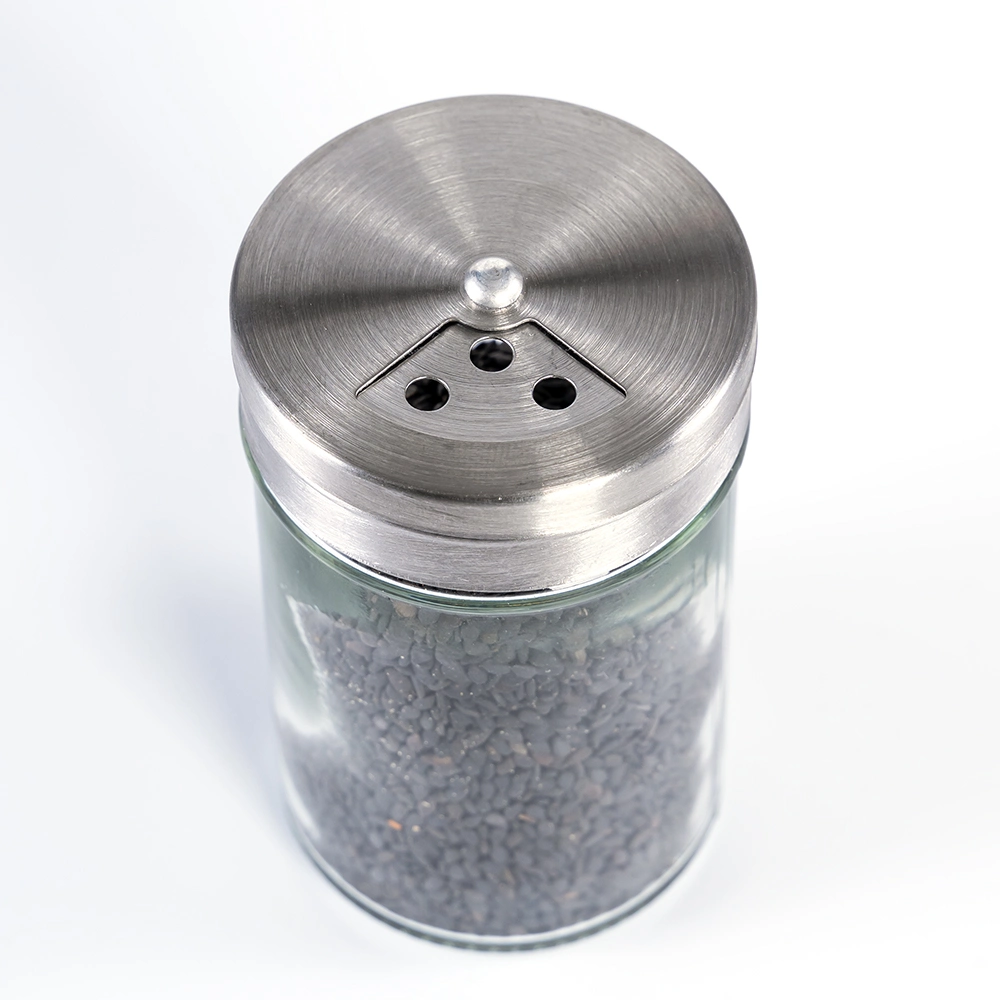 Slat and Pepper Spice Shaker Bottle with Screw Cap