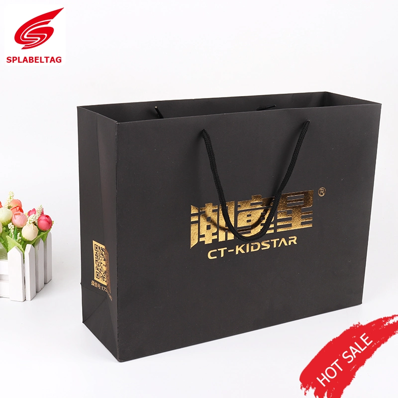 Wholesale Various Stamping Fashion Design Paper Bag with Rope