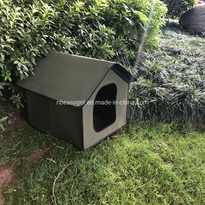 Portable Soft Dog House Cat House, Outdoor Waterproof Windproof Rainproof Dog Pet House, Foldable Semi Enclosed Pet Puppy House Esg12790