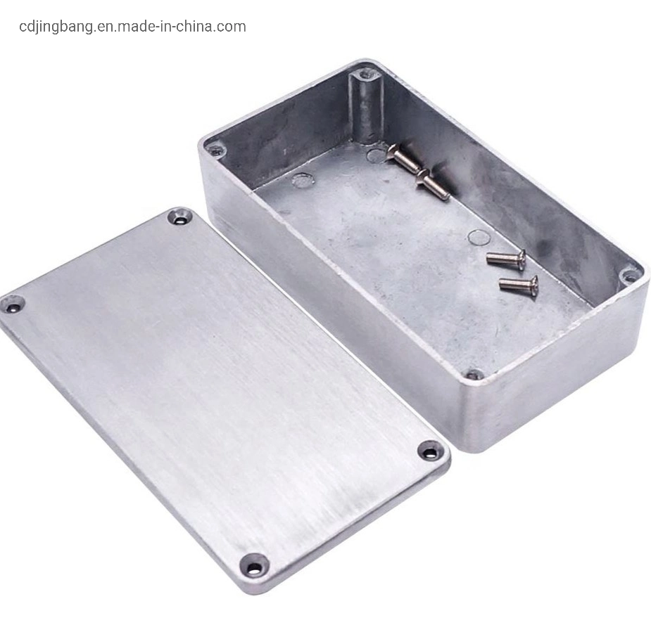 Custom CNC Machining Aluminum Enclosure Black Powder Coating Box Electronics