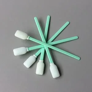 Medical Lint Free Soft Foam Swab Stick for Optics Cleaning