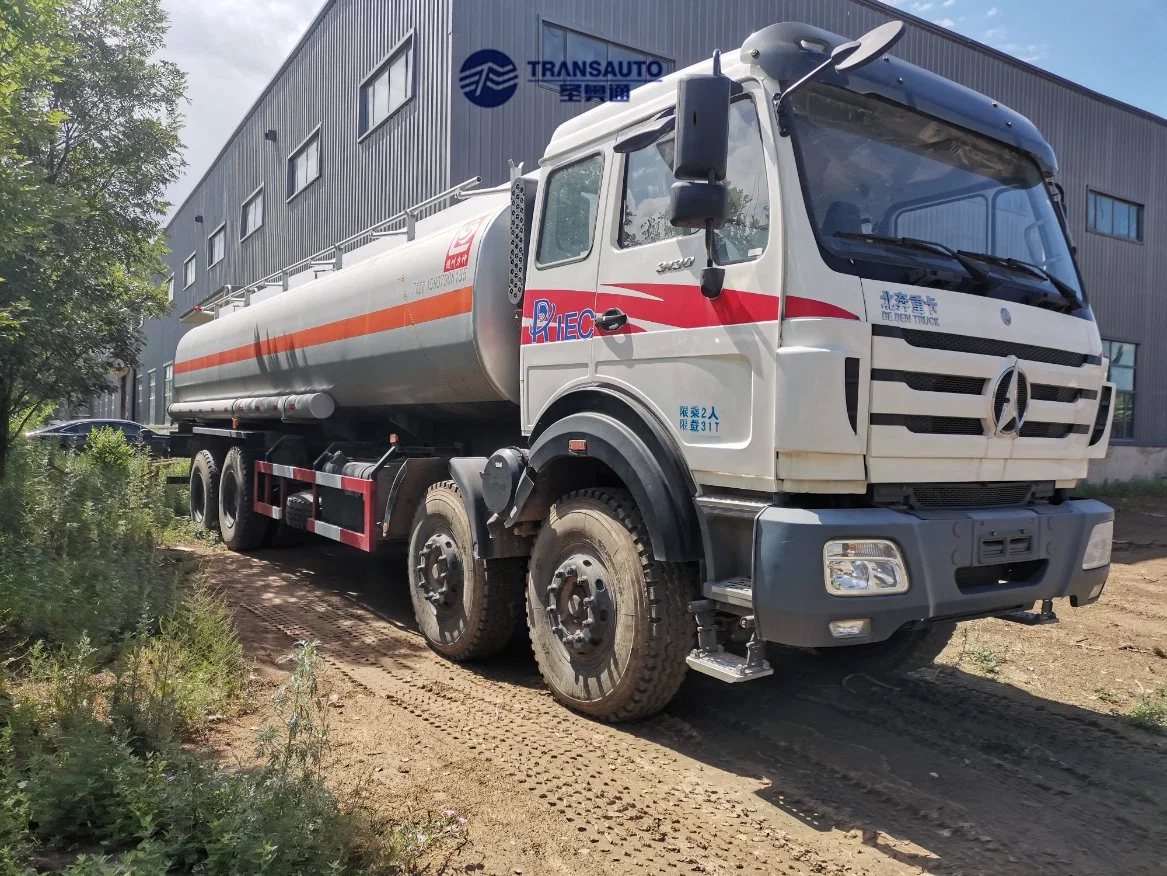 Hot Sale Used Benz Sinotruk HOWO Fuel Tank Truck Tankers Beiben Ng80 25 Cbm 12 Wheeel Truck