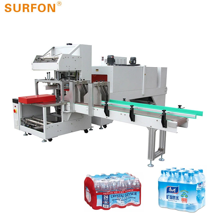 Automatic Heat PE Film Roll Water Bottle Can Shrink Packing Machine Industrial Shrink Wrap Machine