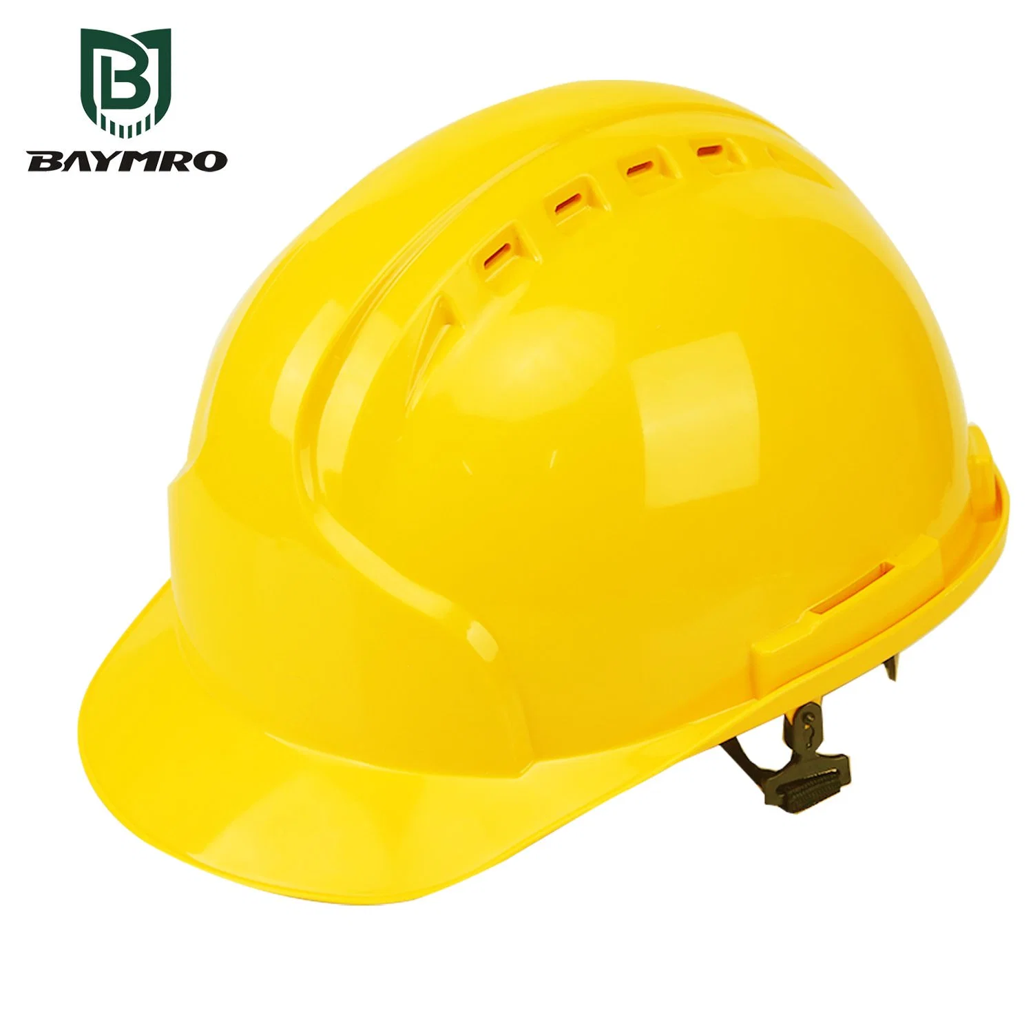 PPE Supplier Yellow HDPE/ABS Construction Engineering Mining Hard Hats Industrial Safety Work Helmet for Protection