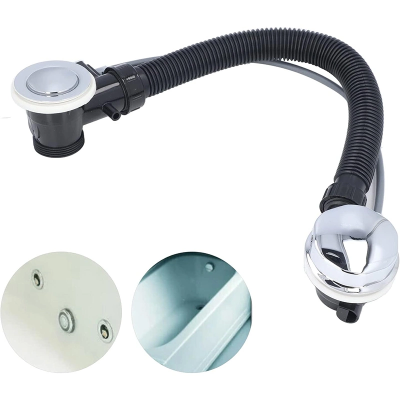 Bathtub Drain Concealed Bathtub Overflow Drainer Flexible SPA Bathtub Overflow Drain Pipe