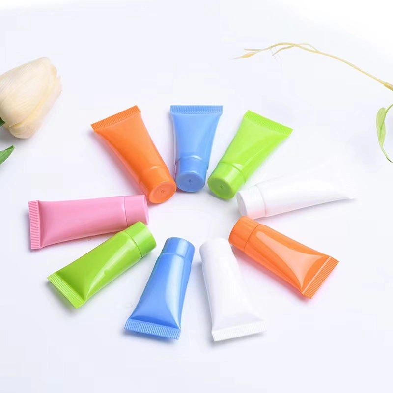 5ml 10ml 15ml 20ml 35ml 40ml Round Shape Plastic Tube with Custom Flip Cap and Customized Printing for Skincare Packaging