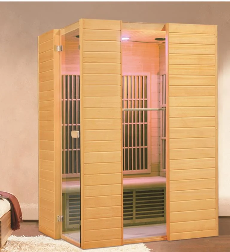Customized Modern 1 Person Near Far Infrared Sauna Cabinet Mini Wooden Dry Steam Sauna Room
